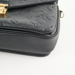 Louis Vuitton Black Monogram Empreinte Metis 2018