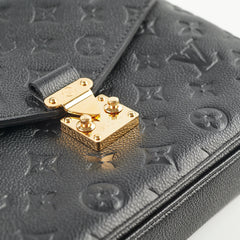 Louis Vuitton Black Monogram Empreinte Metis 2018
