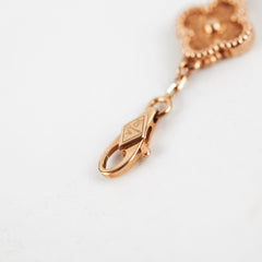 Van Cleef & Arpels Vintage Sweet Rose Gold Alhambra 6 Motif Bracelet 2023