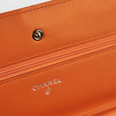 Chanel Wallet On Chain Orange Patent WOC