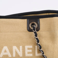 Chanel Deauville Tote PM Sand/Black