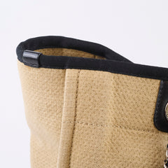 Chanel Deauville Tote PM Sand/Black