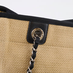 Chanel Deauville Tote PM Sand/Black
