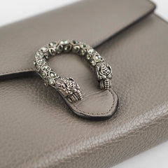 Gucci Dionysus Wallet On Chain Grey