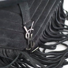 Saint Laurent Suede Black Tassel