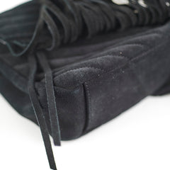 Saint Laurent Suede Black Tassel