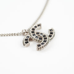 Chanel CC Costume Jewellery Silver Necklace