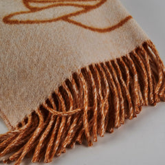 Hermes Cashmere Yellow Scarf