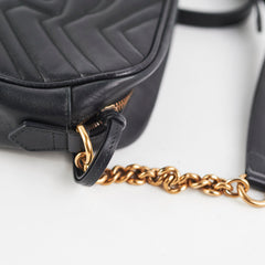 Gucci Marmont Camera Bag Small Blk