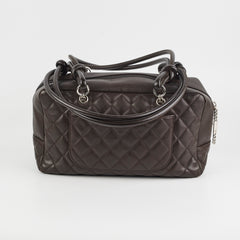 Chanel Cambon Bowler Quilted Leather Bag