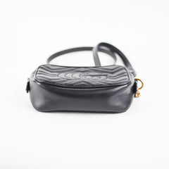Gucci Mini Marmont Black Camera Bag