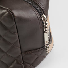 Chanel Cambon Bowler Quilted Leather Bag