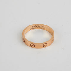 Cartier Love Ring Rose Gold Size 57 - Hold