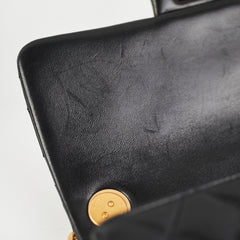 Chanel Seasonal Mini Rectangular Flap Lambskin Black