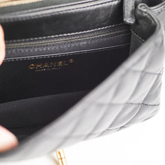 Chanel Seasonal Mini Rectangular Flap Lambskin Black