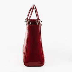 Deal of the Week - Dior Large Lady Dior Patent Red