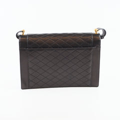 Saint Laurent Gaby Envelope Satchel Black