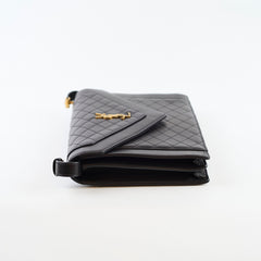 Saint Laurent Gaby Envelope Satchel Black