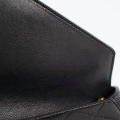 Saint Laurent Gaby Envelope Satchel Black