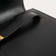 Hermès Hermes Kelly Depeches 25 Tadelakt Noir Black(U Stamp)