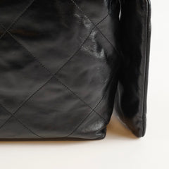 Chanel Medium 22 Black Goatskin