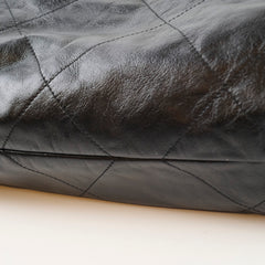 Chanel Medium 22 Black Goatskin