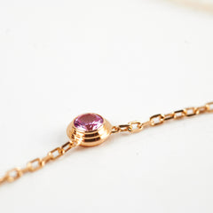Cartier D'amour Necklace Pink Sapphire