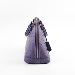 Louis Vuitton Ostrich Purple Alma PM