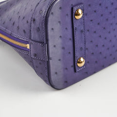 Louis Vuitton Ostrich Purple Alma PM