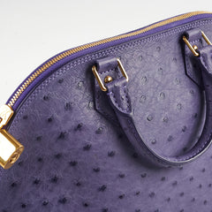 Louis Vuitton Ostrich Purple Alma PM
