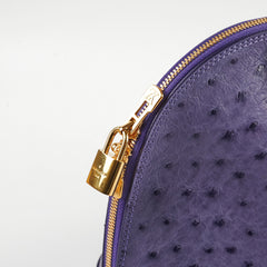 Louis Vuitton Ostrich Purple Alma PM