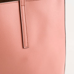 Fendi F Shopping Tote Salmon Pink