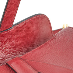 Christian Dior Mini Saddle Burgundy