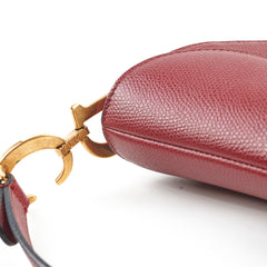 Christian Dior Mini Saddle Burgundy