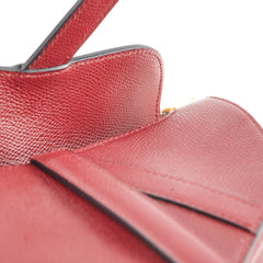 Christian Dior Mini Saddle Burgundy
