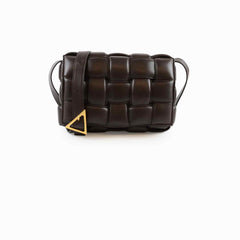 Bottega Veneta Padded Casette Shoulder Bag Brown