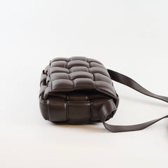 Bottega Veneta Padded Casette Shoulder Bag Brown