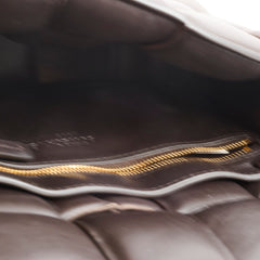 Bottega Veneta Padded Casette Shoulder Bag Brown