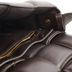 Bottega Veneta Padded Casette Shoulder Bag Brown