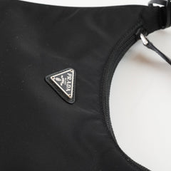 Prada Prada Mini Re-Edition 2000 Re-Nylon Shoulder Bag Black