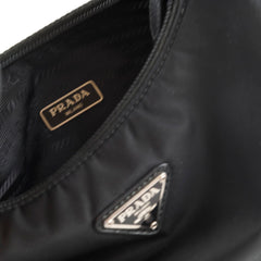 Prada Prada Mini Re-Edition 2000 Re-Nylon Shoulder Bag Black