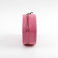 Chanel Patent Round As Earth Crossbody Bag Pink
