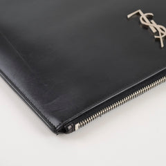 Saint Laurent Ipad Holder Black Soft Calfskin