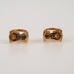 Bulgari Parentesi 18k Diamonds Earrings Rose Gold