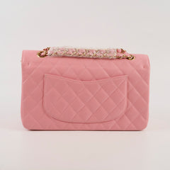 Chanel Vintage Classic Flap M/L 24K GHW Caviar Pink
