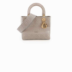 Christian Dior Medium Lady D-Lite Grey