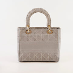 Christian Dior Medium Lady D-Lite Grey