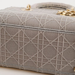 Christian Dior Medium Lady D-Lite Grey