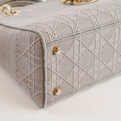 Christian Dior Medium Lady D-Lite Grey