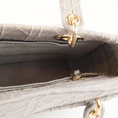 Christian Dior Medium Lady D-Lite Grey